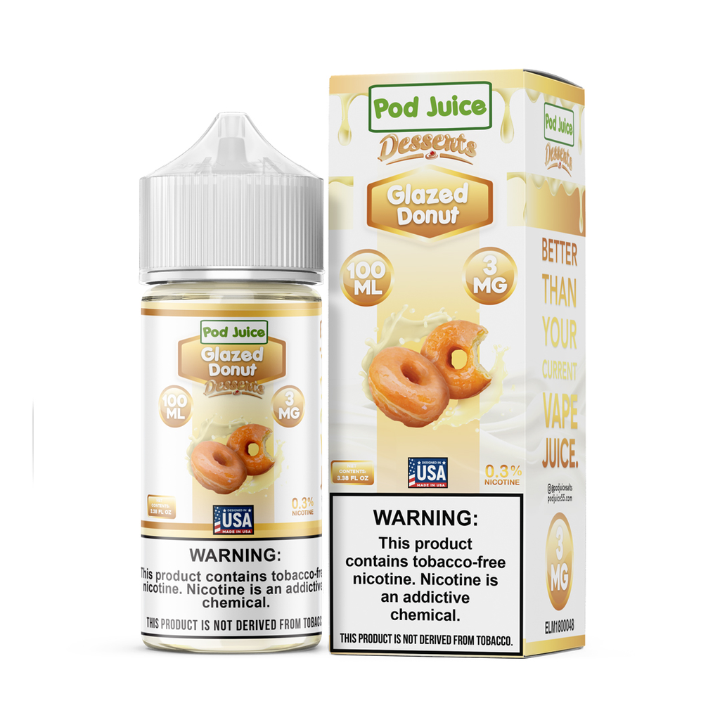 Pod Juice - Desserts - Glazed Donut - 6mg/100ml