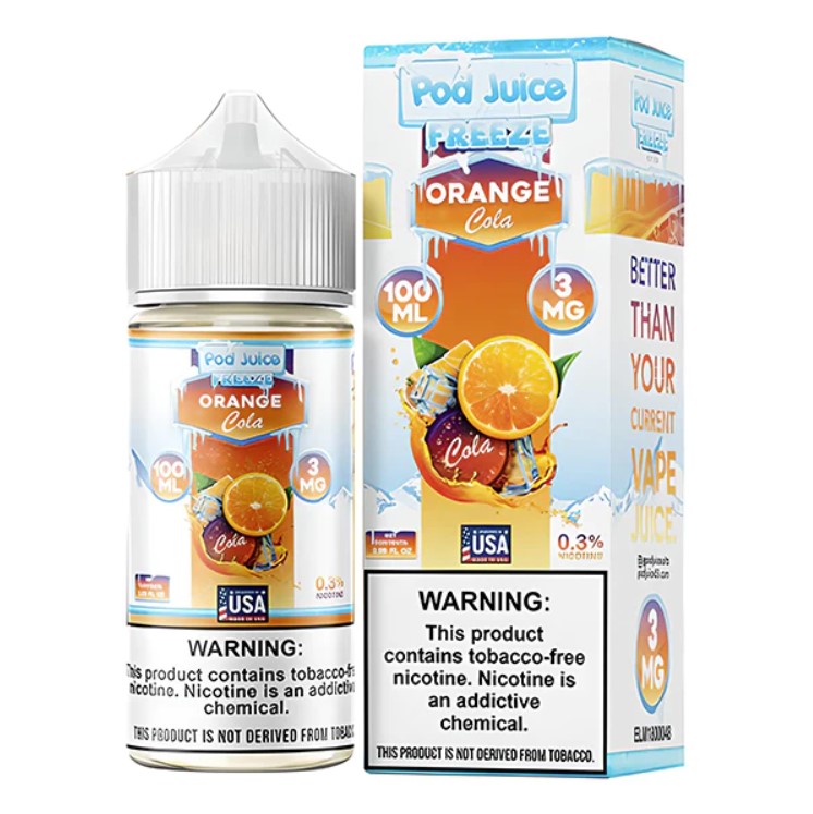 Pod Juice - Freeze - Orange Cola - 3mg/100ml