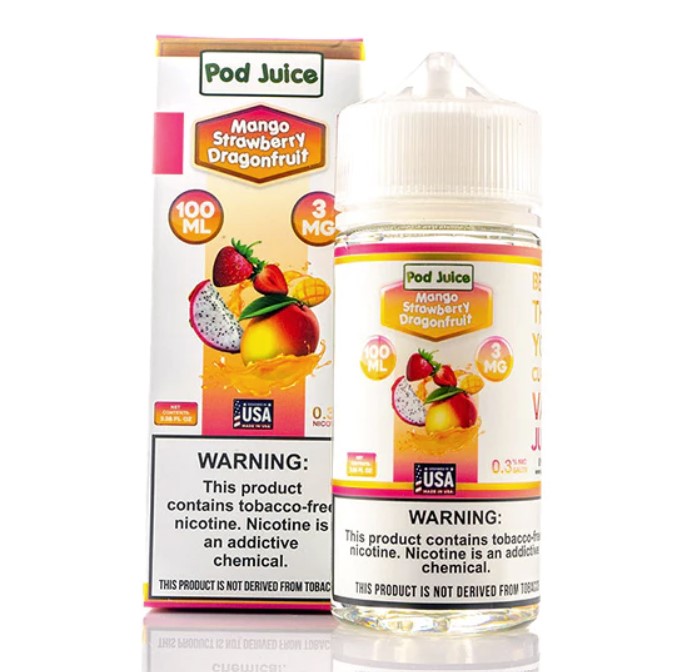 Pod Juice - Mango Strawberry Dragonfruit - 6mg/100ml