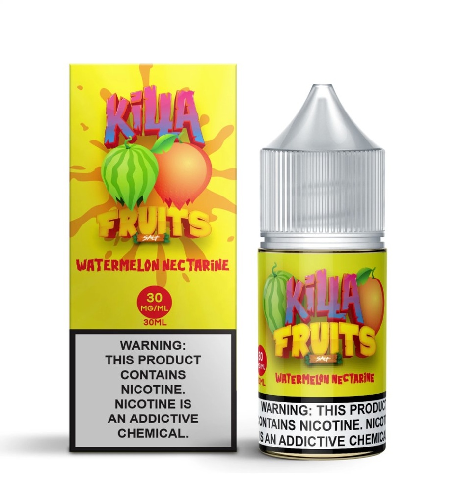 Killa Fruits - Salt - Watermelon Nectarine - 30mg/30ml 