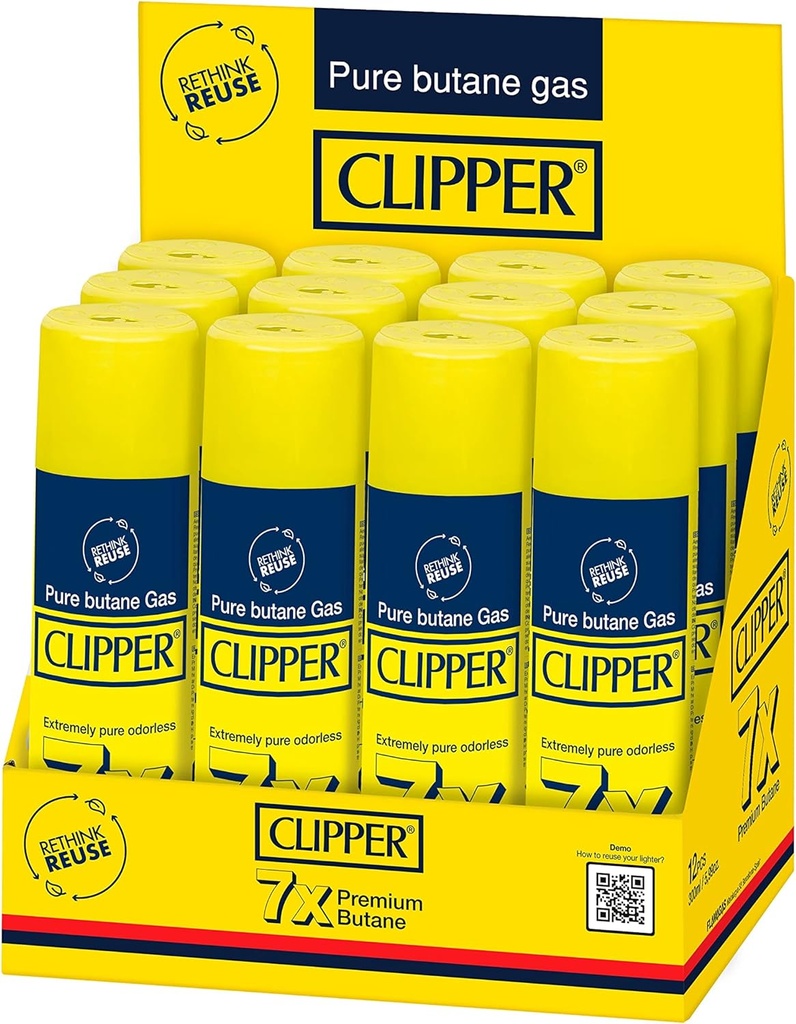 Clipper - 7x Premium Butane - 12pcs 