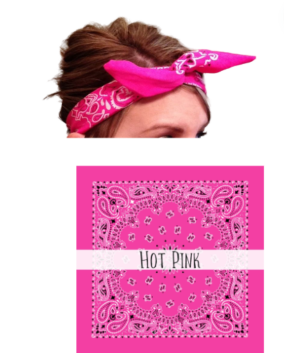 Kaiser Bandana - Hot Pink