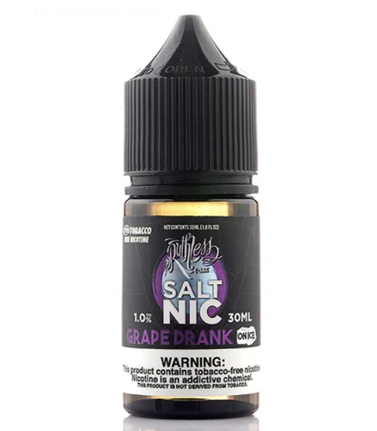 Ruthless - Salt Nic - Grape Drank On Ice - 35mg/30ml