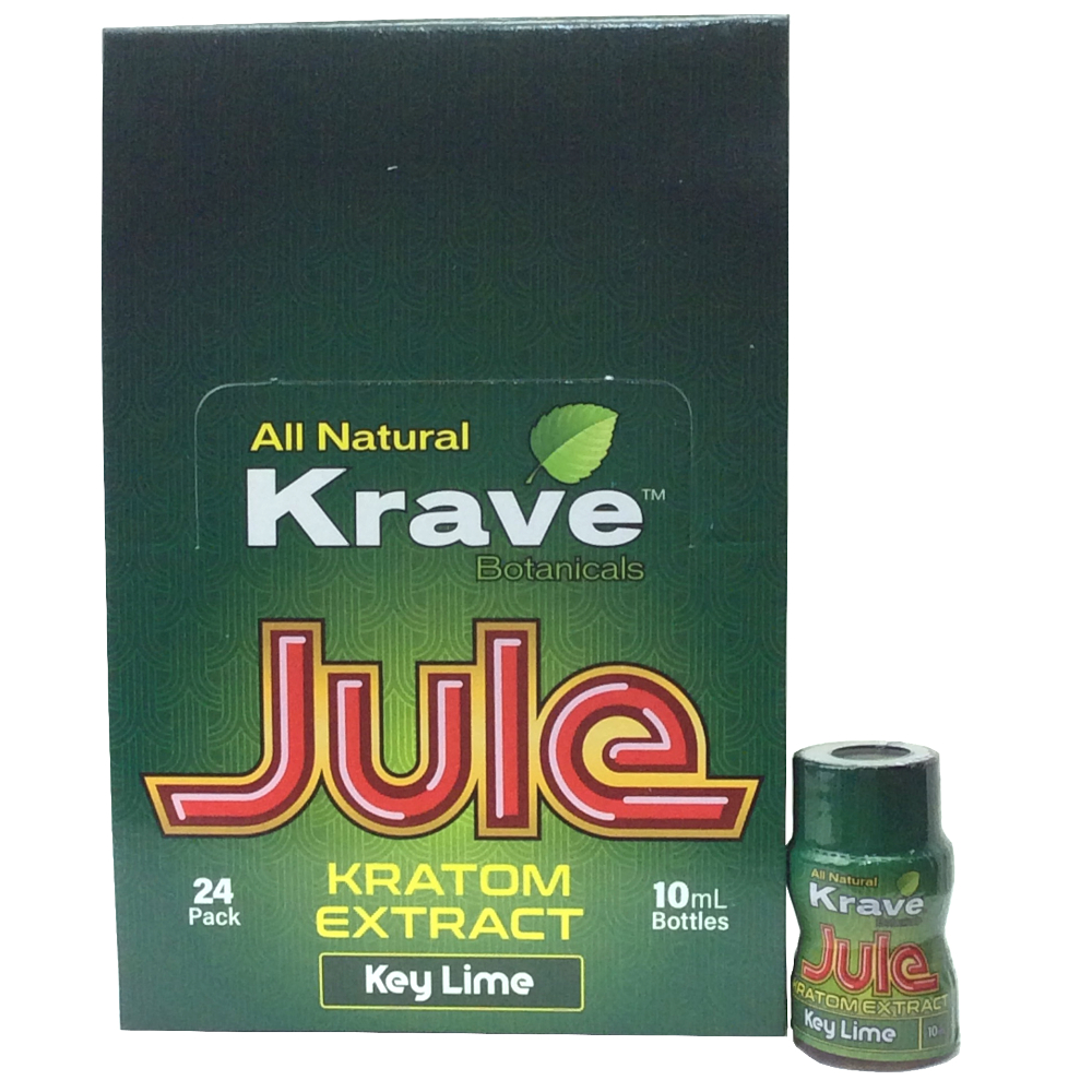 Krave - Jule Kratom Extact - Key Lime - 24 Pack/10mL Bottles