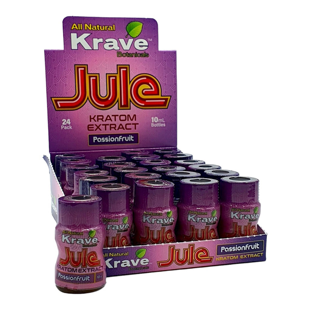 Krave - Jule Kratom Extact - Passionfruit - 24 Pack/10mL Bottles