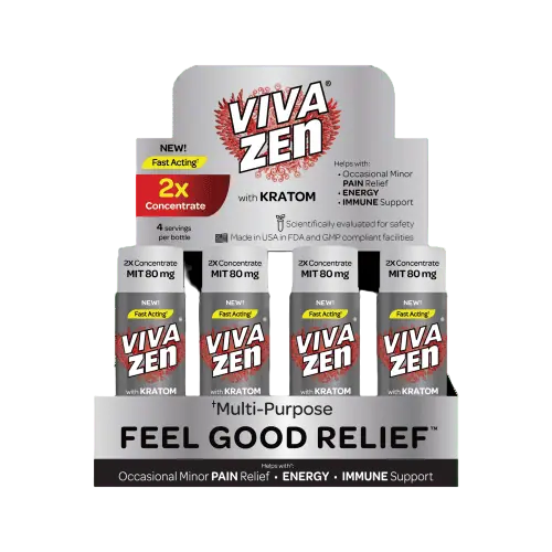 Vivazen Kratom - Multi-Purpose - Feel Good Relief - 12ct