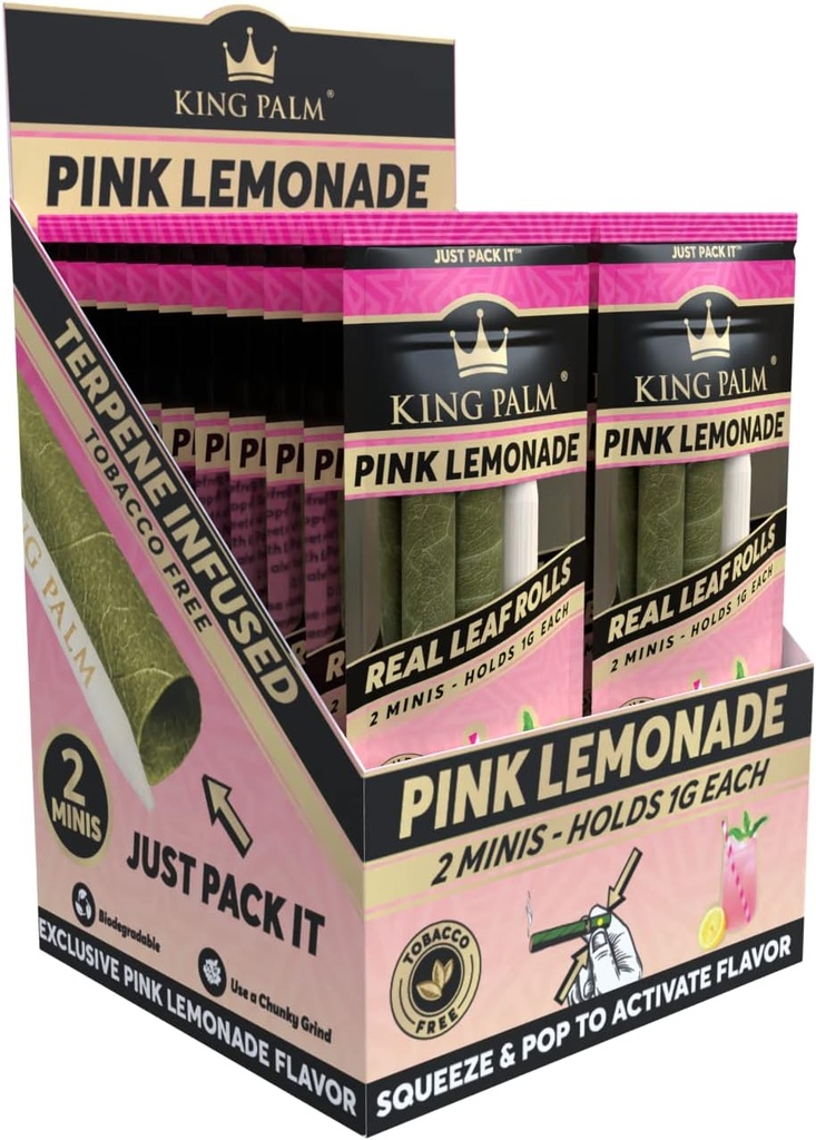 King Palm - Leaf Rolls - Pink Lemonade 