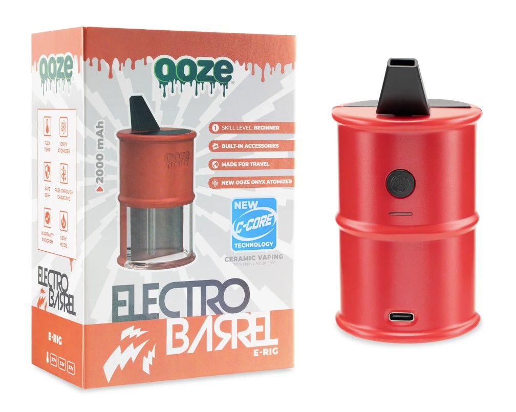 Ooze - Electro Barrel E-Rig - Ruby Red