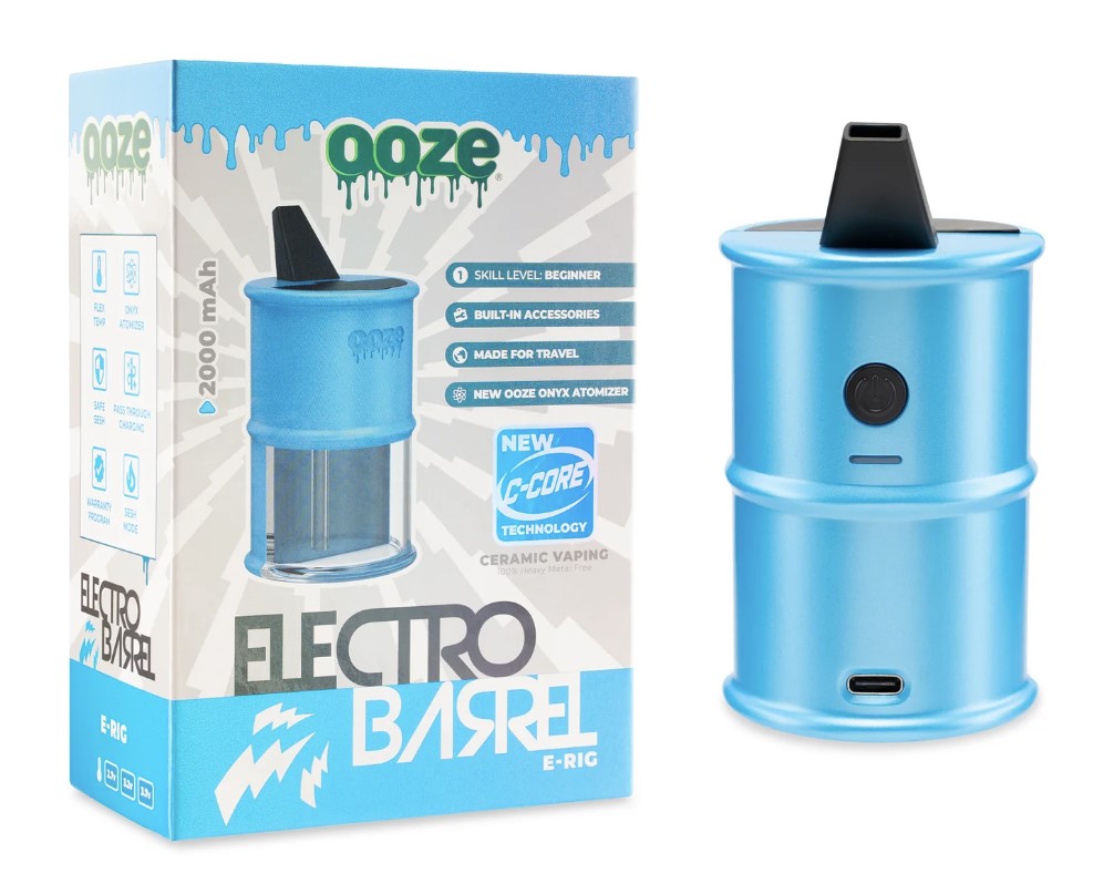 Ooze - Electro Barrel E-Rig - Sapphire Blue 