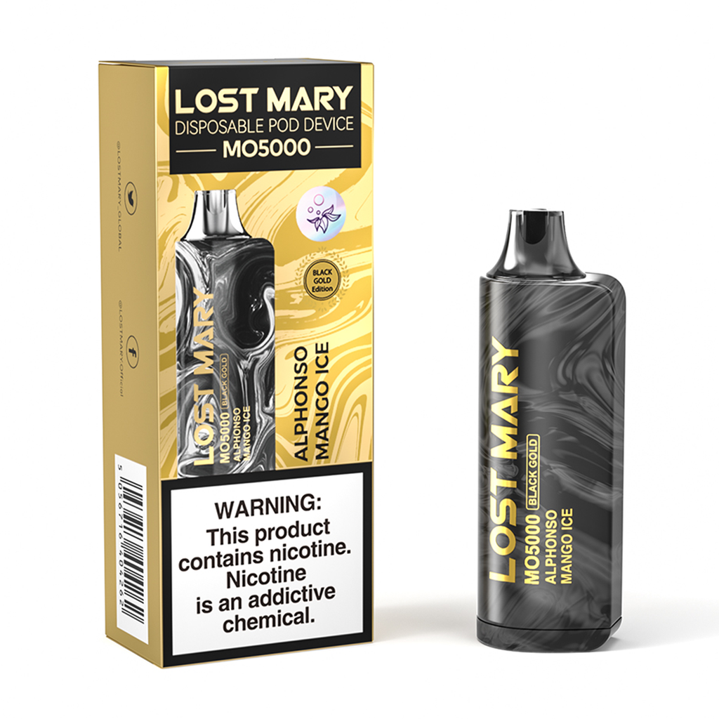 Lost Mary - MO5000 - Black Gold Edition - Alphonso Mango Ice 