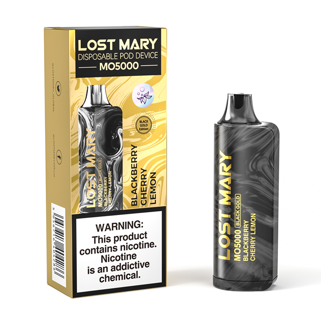 Lost Mary - MO5000 - Black Gold Edition - Blackberry Cherry Lemon