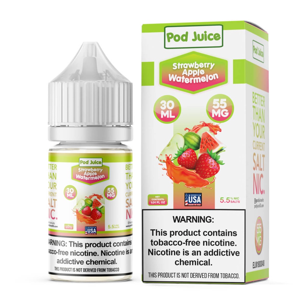 Pod Juice - Strawberry Apple Watermelon - 55mg/30ml