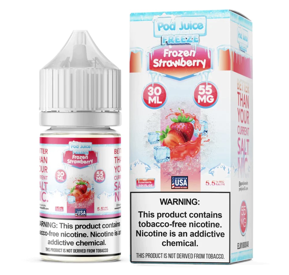 Pod Juice - Freeze - Frozen Strawberry - 55mg/30ml