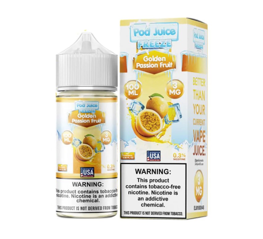 Pod Juice - Freeze - Golden Passion Fruit - 55mg/30ml