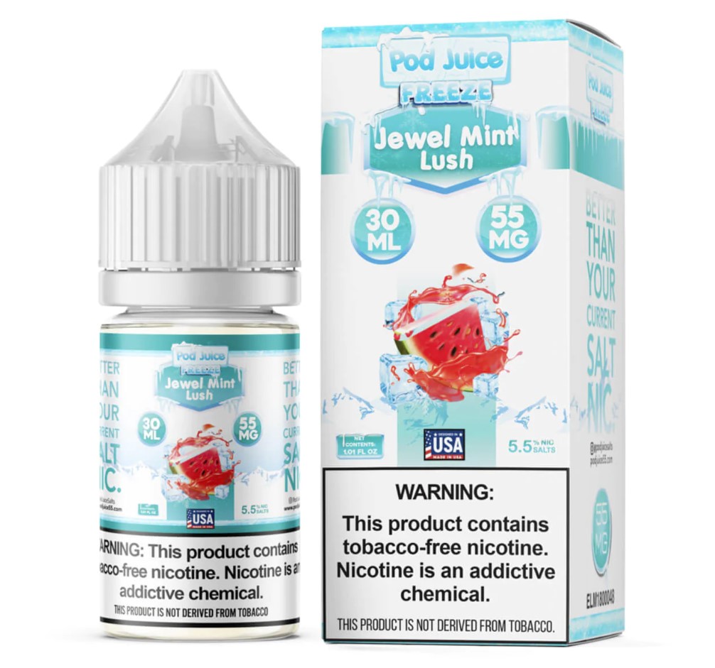 Pod Juice - Freeze - Jewel Mint Lush - 55mg/30ml