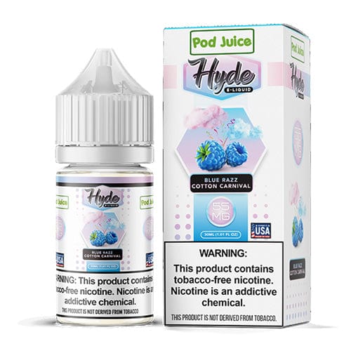 Pod Juice x Hyde - Blue Razz Cotton Carnival - 55mg/30ml 