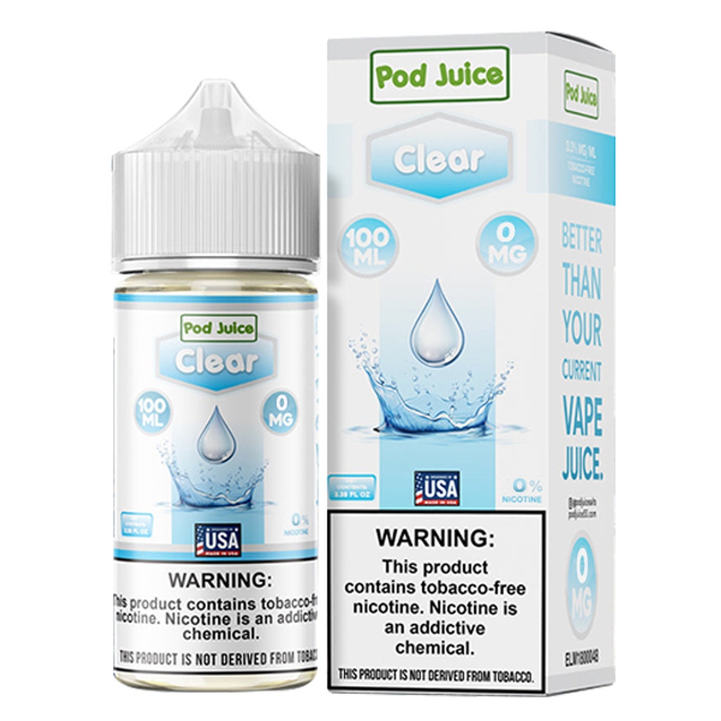 Pod Juice - Clear - 0mg/100ml 