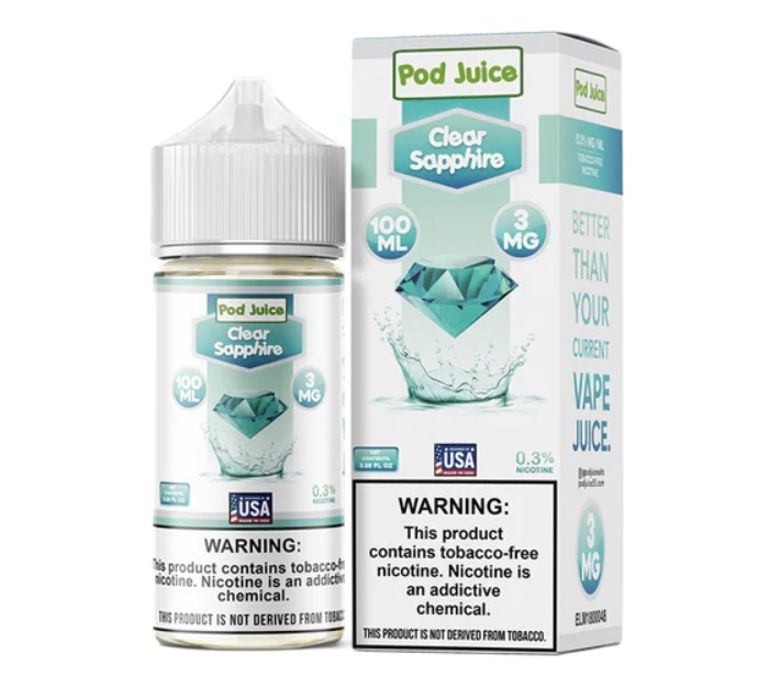 Pod Juice - Clear Sapphire - 3mg/100ml 