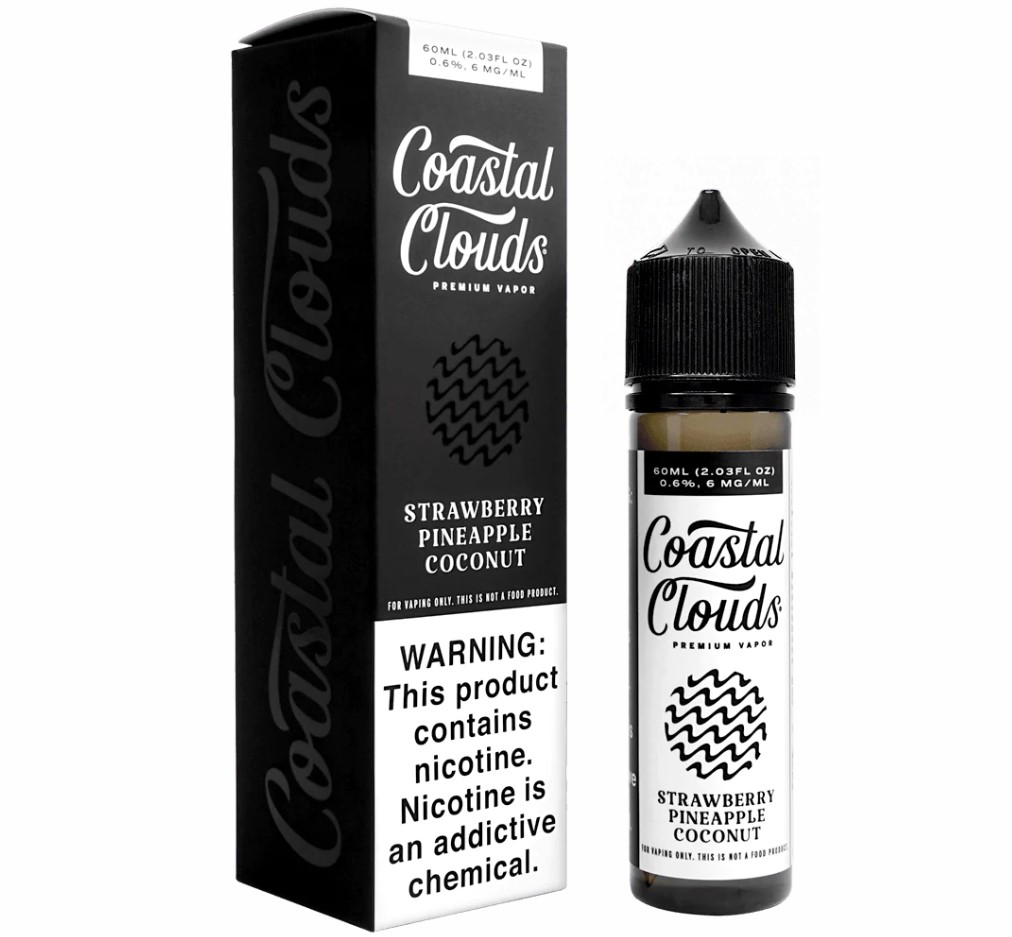 Coastal Clouds - Strawberry Pineapple Coconut - 60ml/6mg