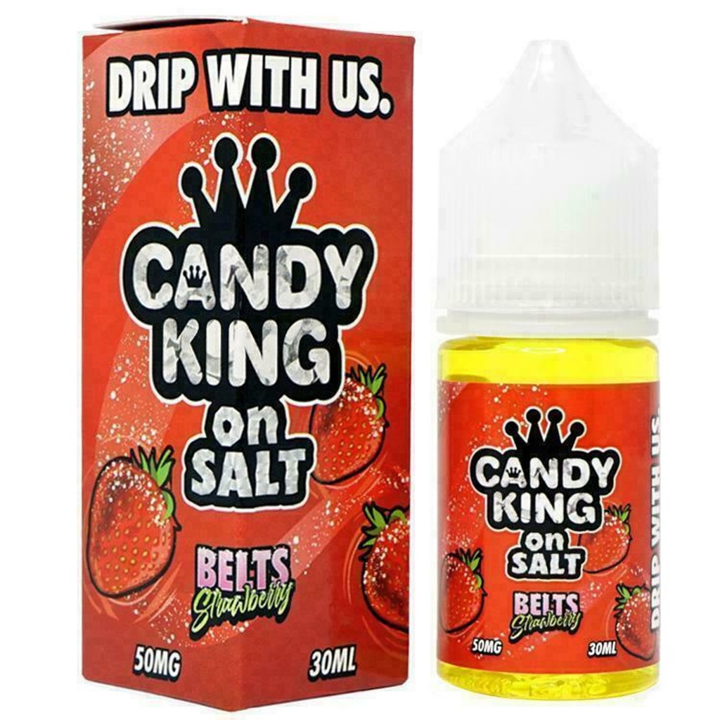 Candy King on Salt - Belts Strawberry - 50mg/30ml