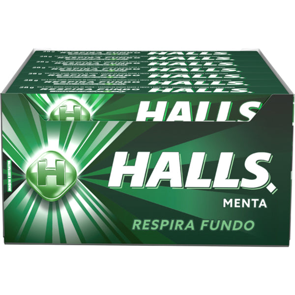 Halls - Mint - Cough Drops - 21 Ct