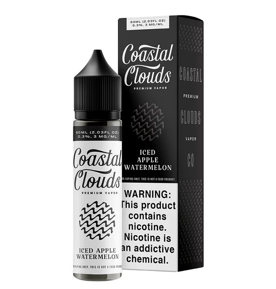 Coastal Clouds - Iced Apple Watermelon - 60ml/3mg 