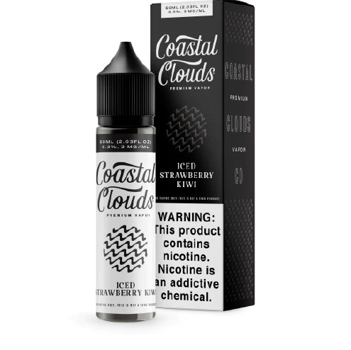 Coastal Clouds - Iced Strawberry Kiwi - 60ml/6mg