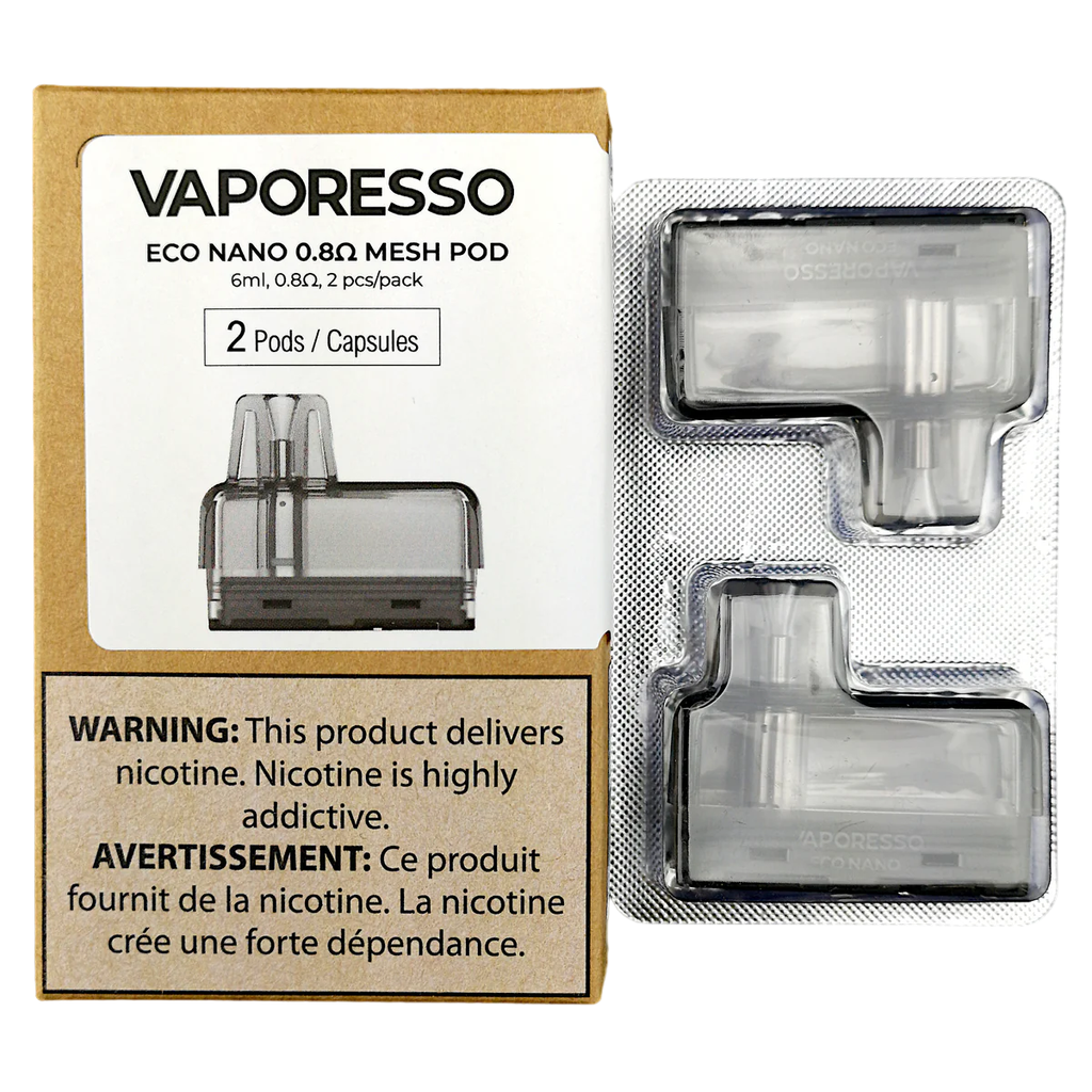 Vaporesso - Eco Nano - 0.8Ω Mesh Pod - 6ML