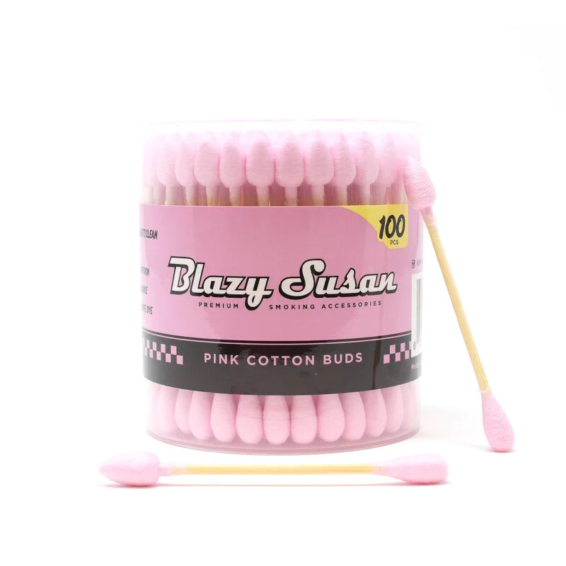 Blazy Susan - Pink Cotton Buds - 100 Ct