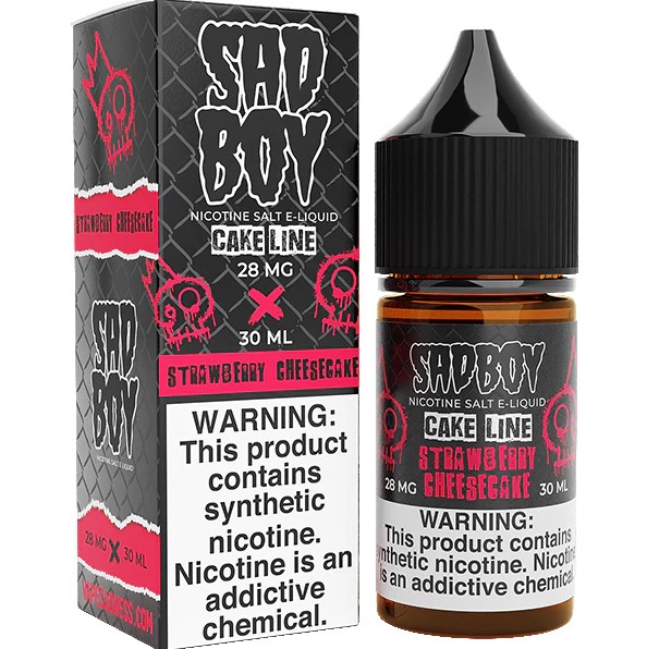 Sad Boy - Cake Line - Strawberry Cheesecake - 48mg x 30ml 