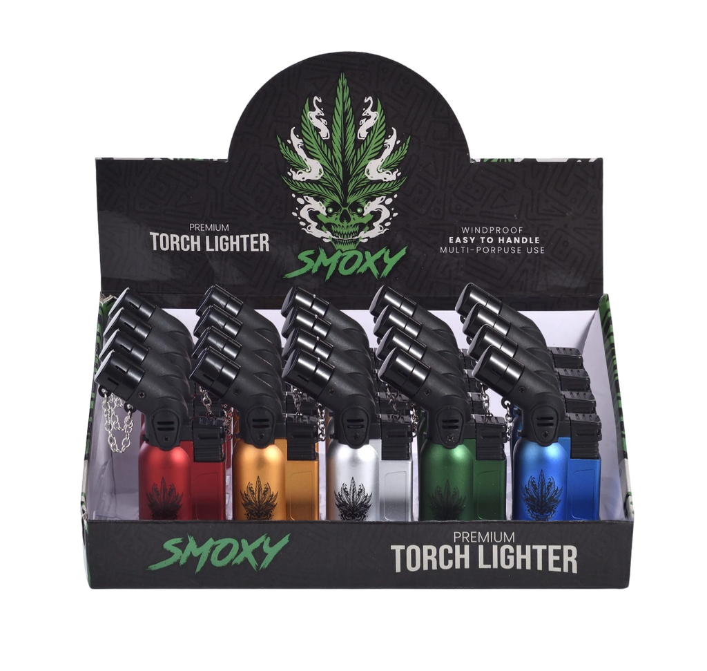 Smoxy - Windproof Torch Lighter - Bolt - 20 Ct