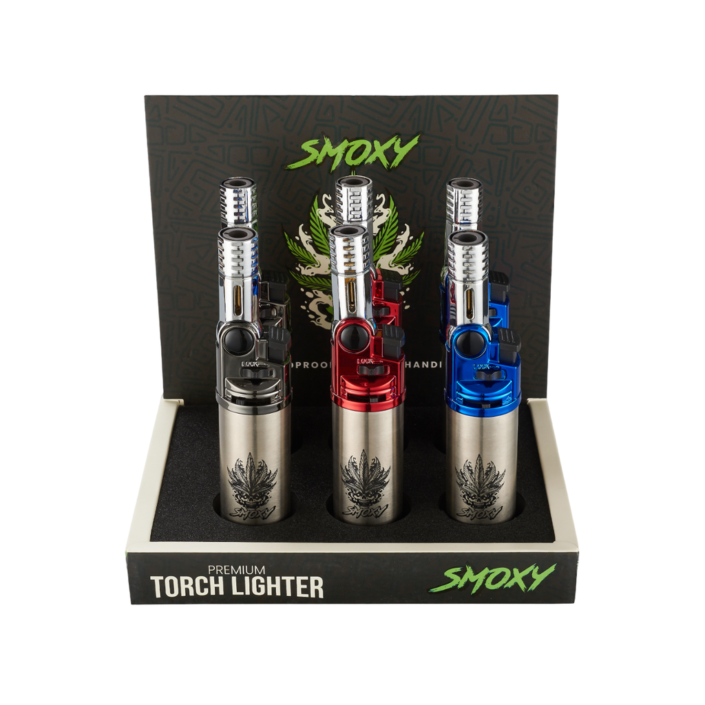 Smoxy - Windproof Torch Lighter - Bogie - 6 Ct