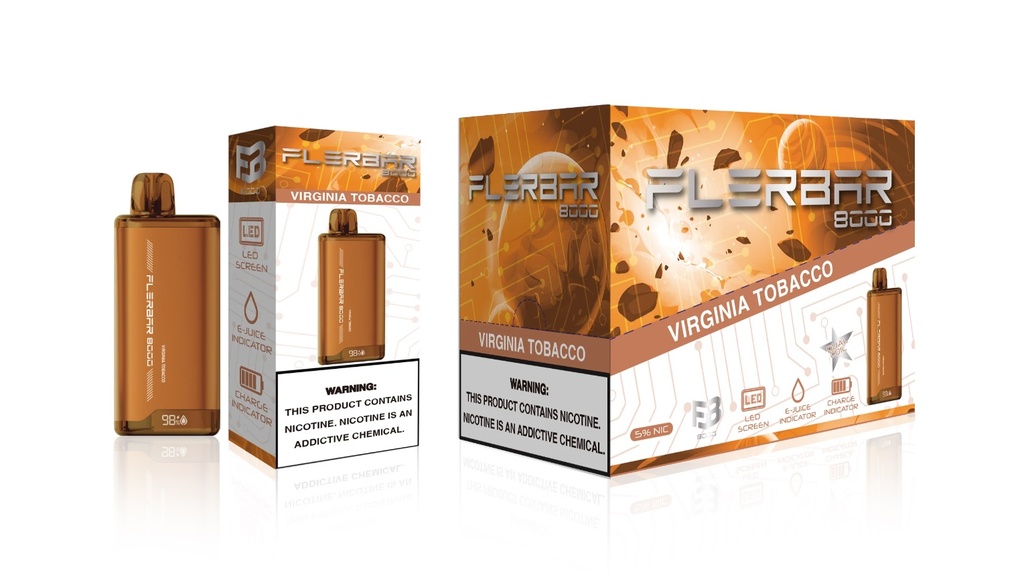 FlerBar - 8000 - Virginia Tobacco 