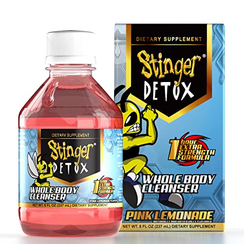 Stinger Detox - 1 Hour Extra Strength Formula - Pink Lemonade 