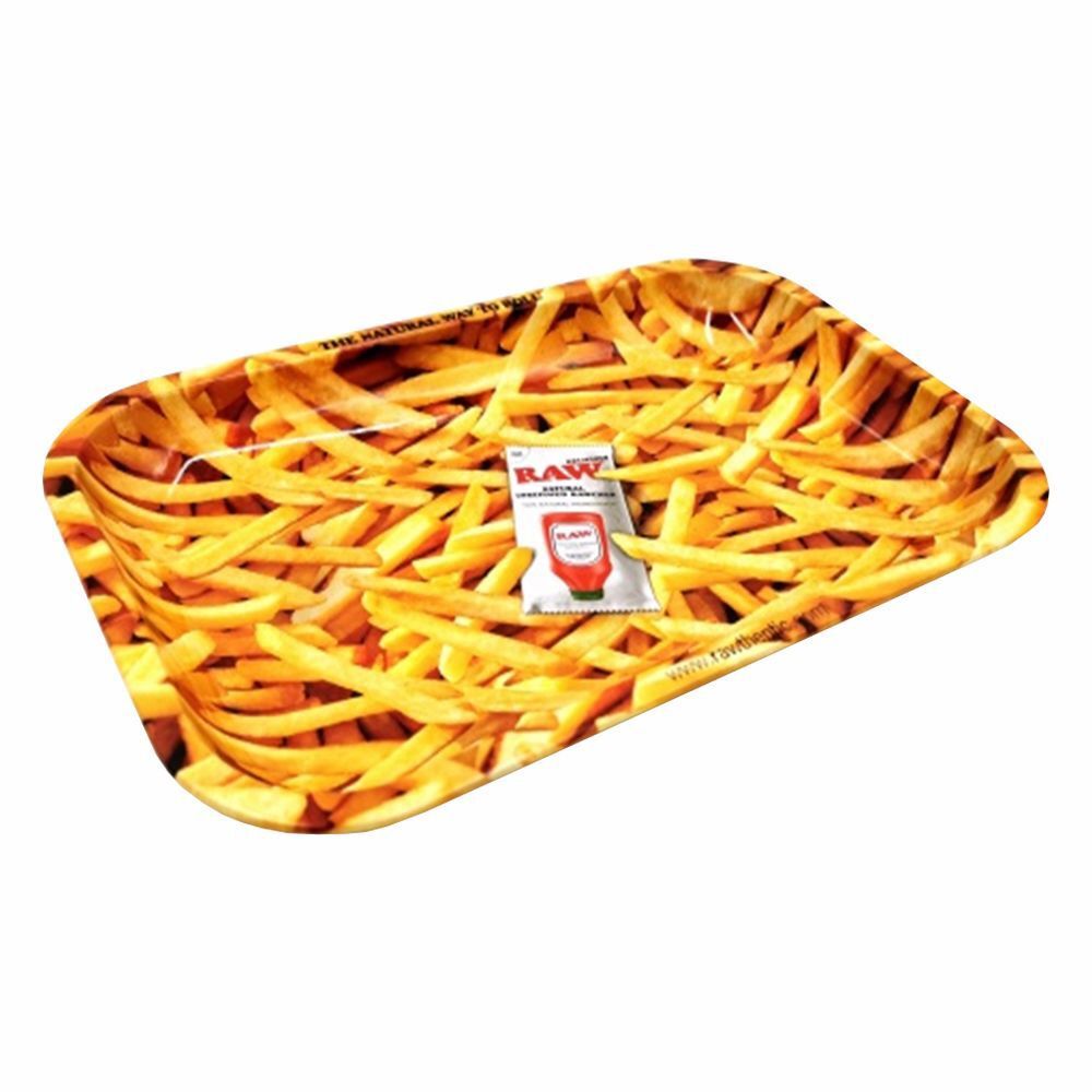 RAW - French Fries - Large Rolling Tray 