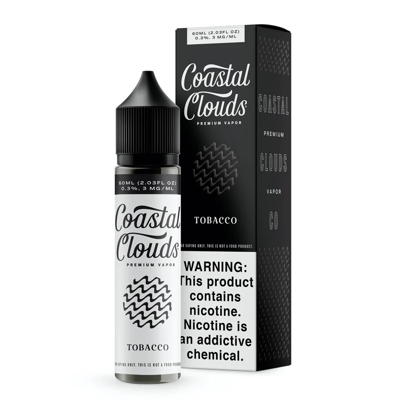 Coastal Clouds - Tobacco - 60ml/3mg 