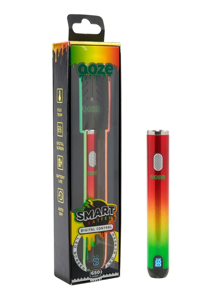 Ooze - Smart Battery - 650 mAh Vape Pen - Rasta