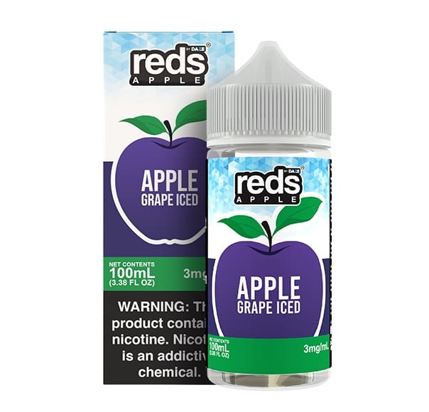 Daze - Apple - Grape Iced - 100mL/3mg