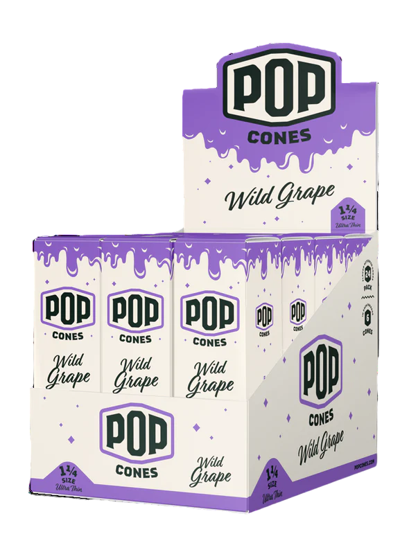 Pop Cones - Ultra Thin - 1¼ Size - Wild Grape 