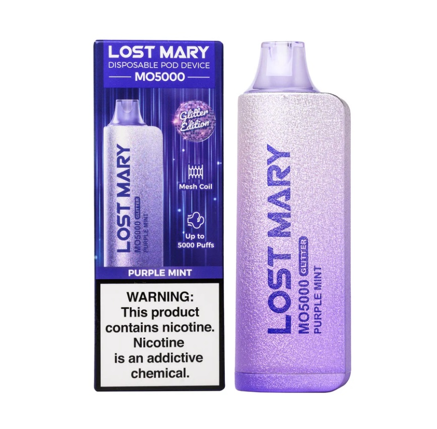 Lost Mary - MO5000 - Glitter Edition - Purple Mint