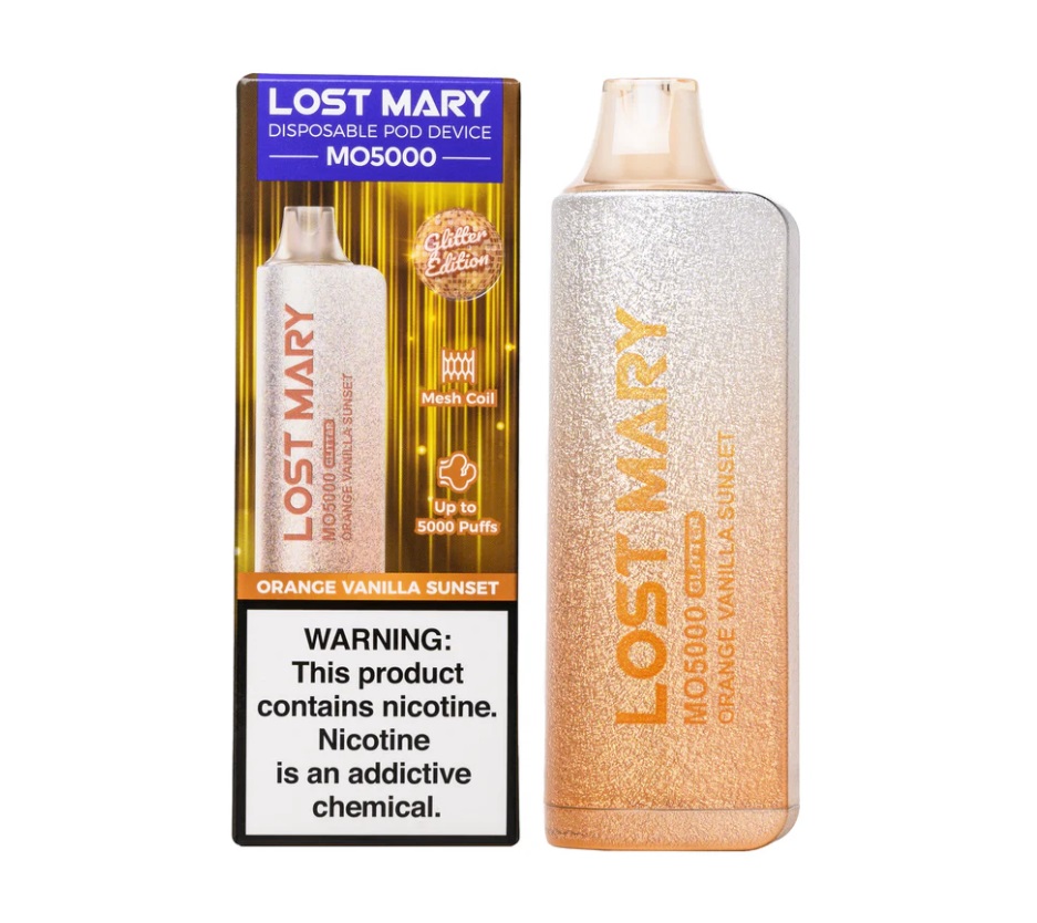 Lost Mary - MO5000 - Glitter Edition - Orange Vanilla Sunset