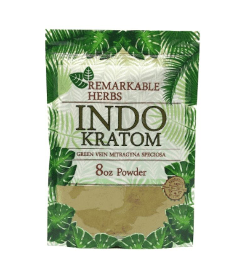 Remarkable Herbs - Green Vein Kratom Powder - Indo - 8oz