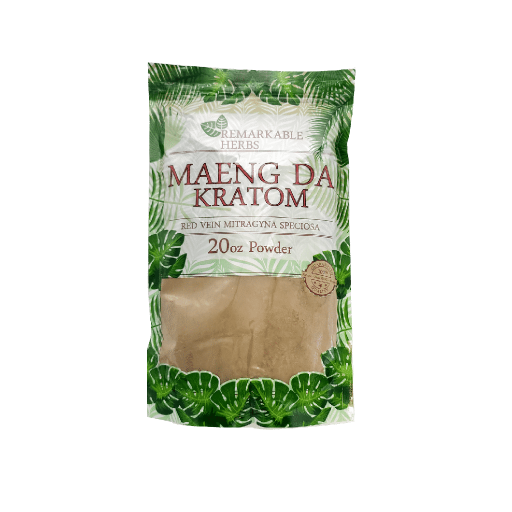 Remarkable Herbs - Red Vein Kratom Powder - Maeng Da - 20oz