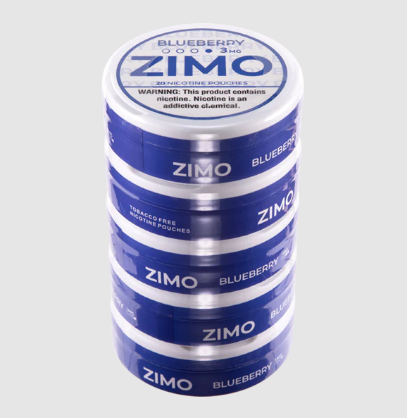 Zimo - Tobacco Free Nicotine Pouches - 3mg - Blueberry