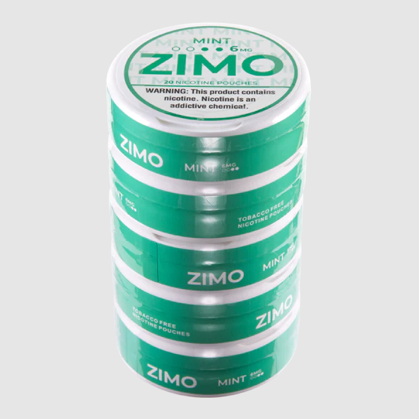 Zimo - Tobacco Free Nicotine Pouches - 6mg - Mint