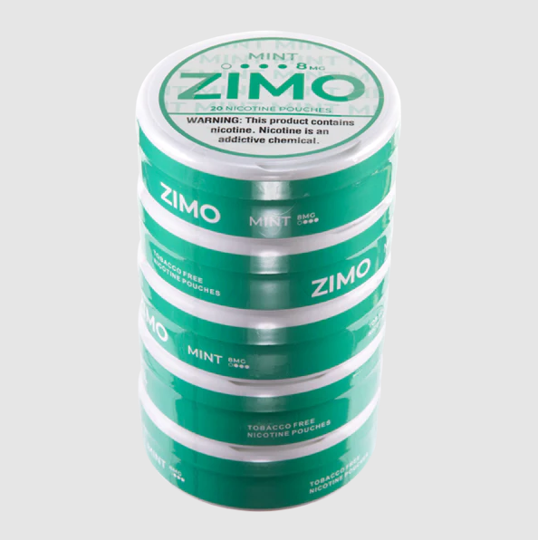 Zimo - Tobacco Free Nicotine Pouches - 8mg - Mint