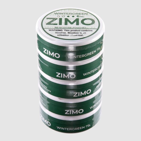 Zimo - Tobacco Free Nicotine Pouches - 6mg - Wintergreen