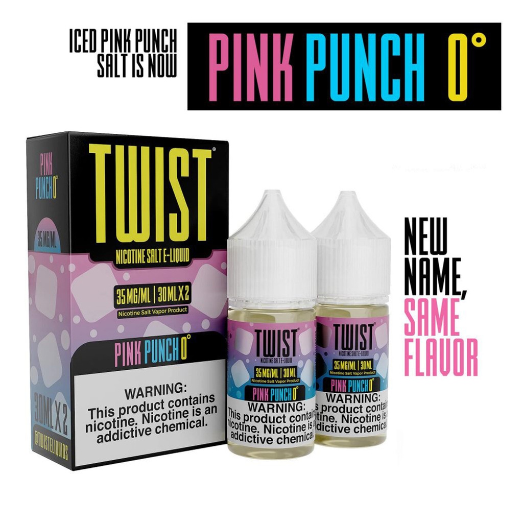 Twist - Pink Punch 0° - 35mg/30ml x 2