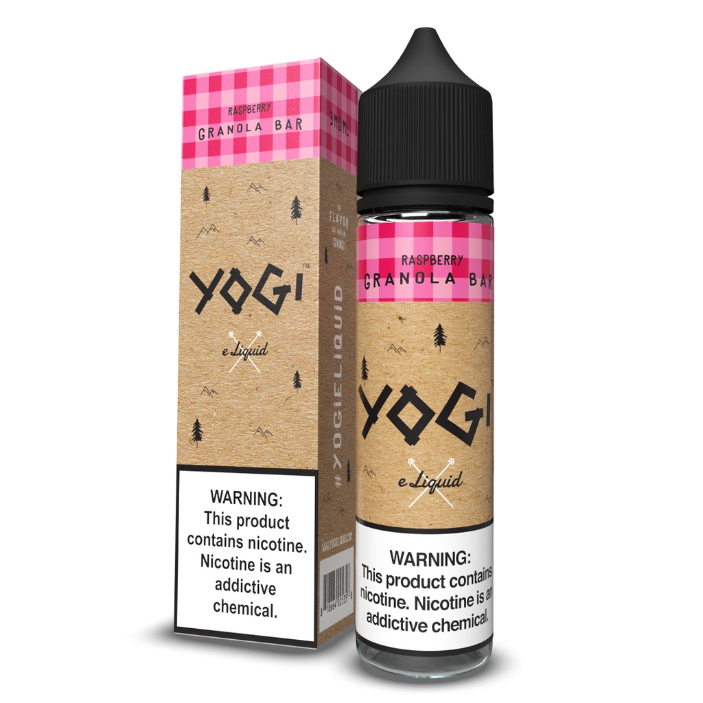 Yogi - Raspberry - Granola Bar - E-Liquid - 0mg/60ml