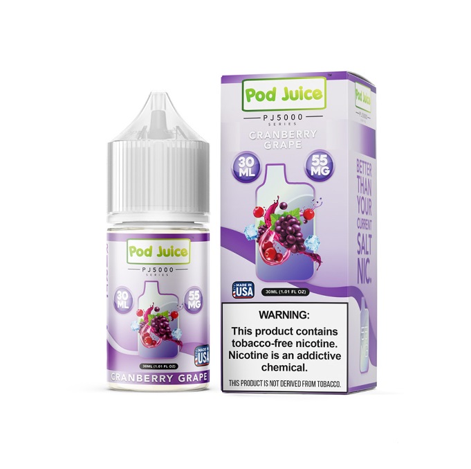 Pod Juice - PJ5000 Series - Cranberry Grape - 35mg/30ml